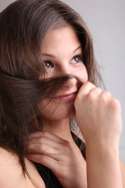 Young brunette portrait — Stock Photo, Image