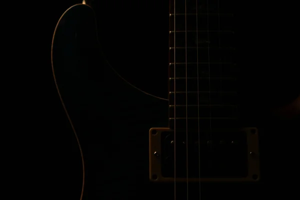 Guitarra elétrica isolada — Fotografia de Stock