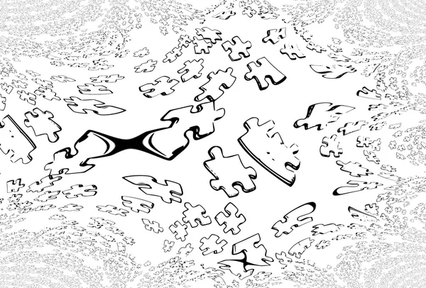 An illustration of a puzzle — Stock Photo, Image