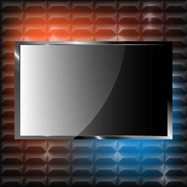 Plasma TV on the wall — Stock Photo, Image