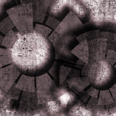 teknoloji tasarım doku ve teknoloji ve grunge öğeler