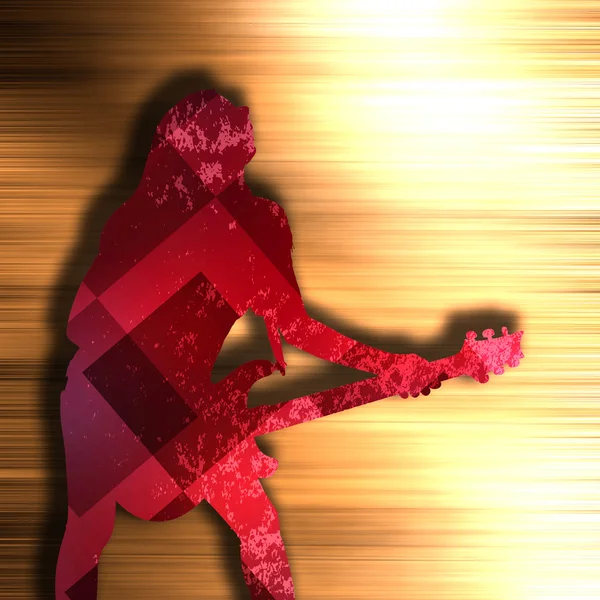 Abstract guitarist texture background — Stock Photo, Image