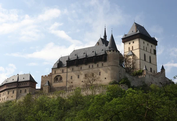 Hrad Karlštejn u Prahy, Česká republika — Stock fotografie