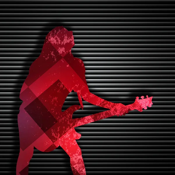 Abstract guitarist texture background — Stock Photo, Image