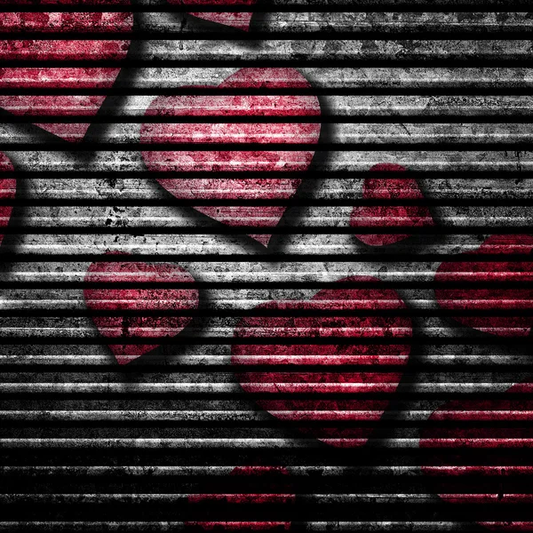 Fondo rojo del corazón — Foto de Stock