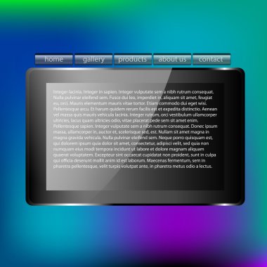 şık Web sitesi şablonu