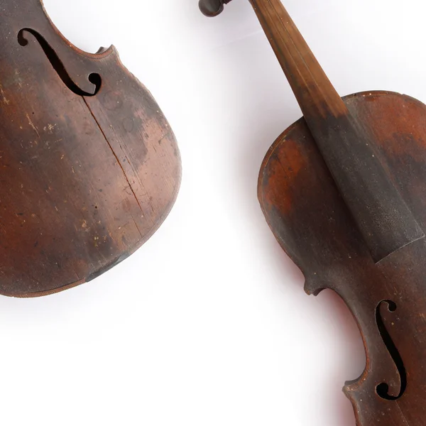 Стара скрипка — стокове фото