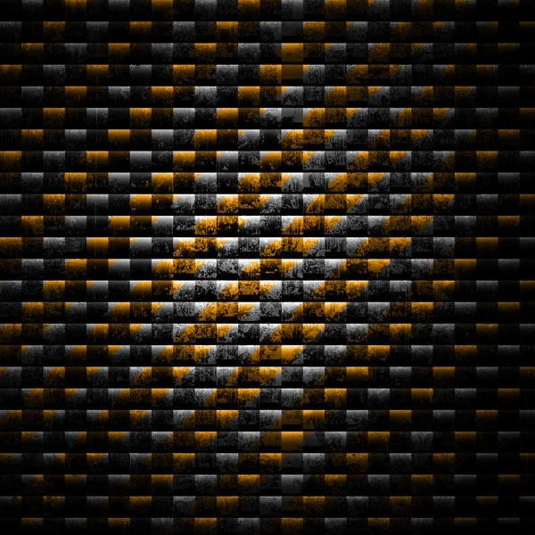 Yellow stripes grunge background with texture — Stock Photo, Image