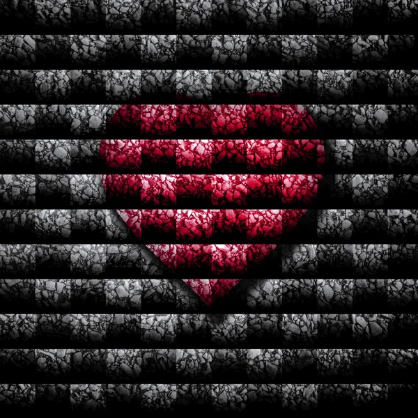 Red Heart Background — Stock Photo, Image