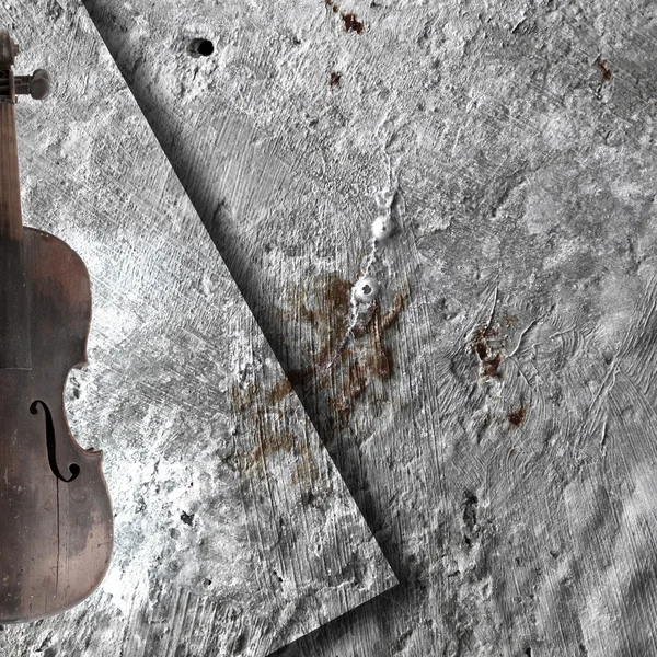 古いバイオリン — ストック写真