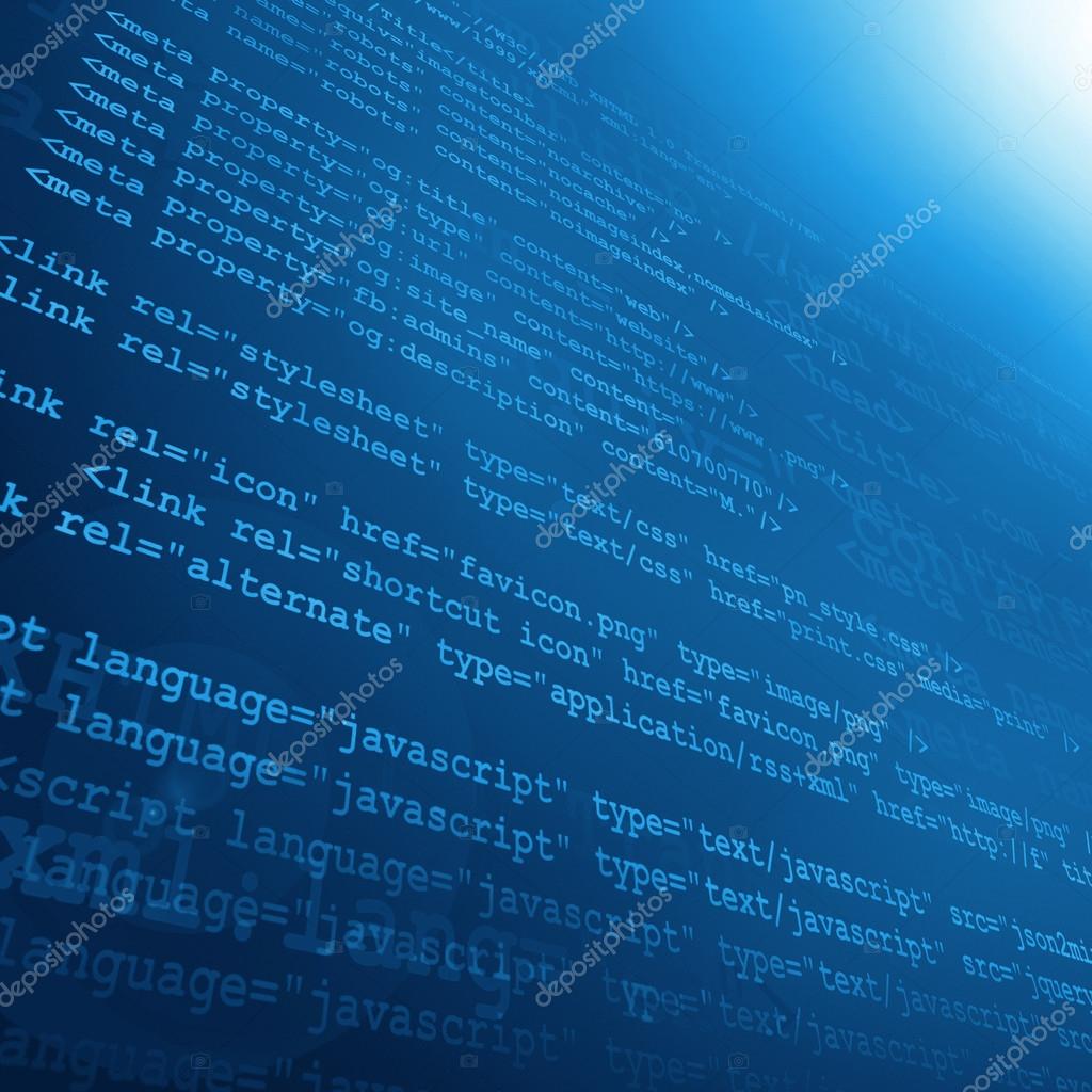 Source code Stock Photo by ©semisatch 31128897