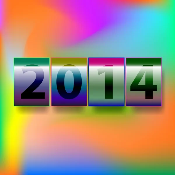 Feliz Año Nuevo 2014 — Foto de Stock