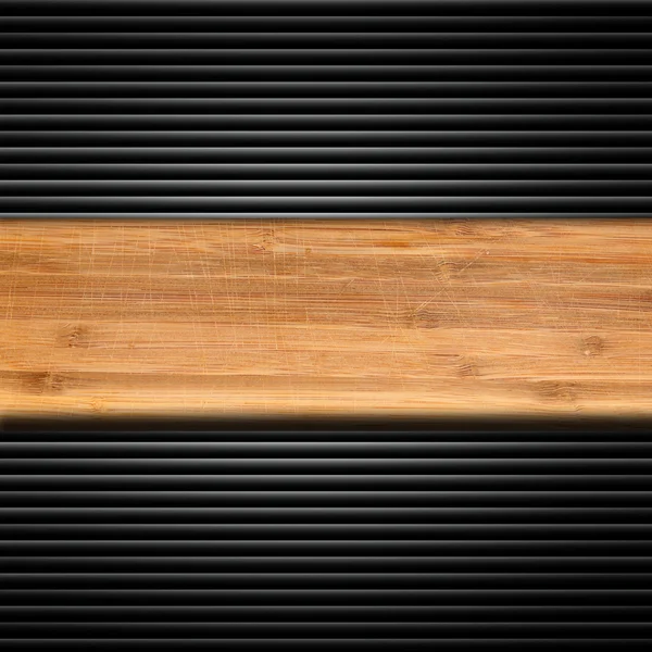 Wood and iron texture — Stock Photo, Image