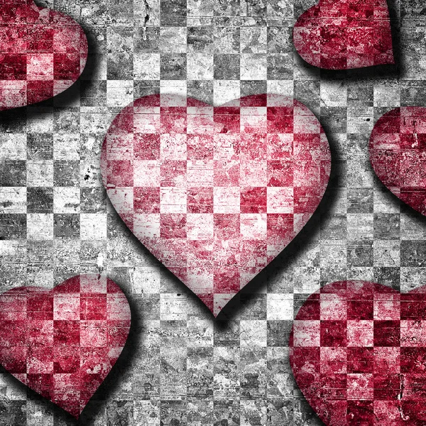 Red Heart Background — Stock Photo, Image