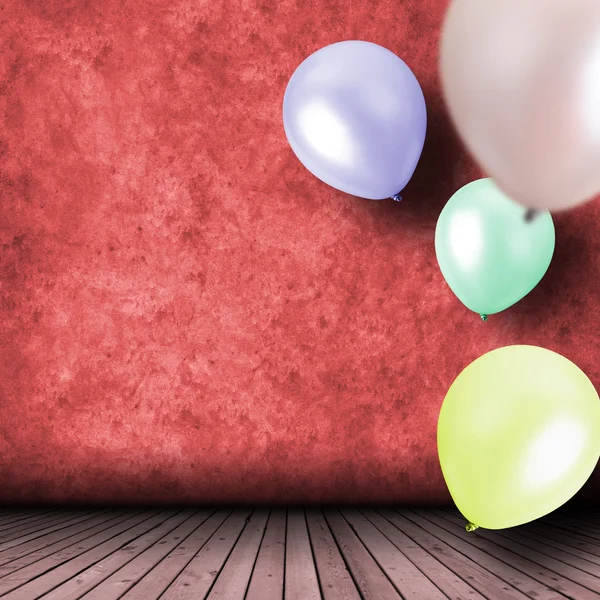 Fira med ballonger — Stockfoto