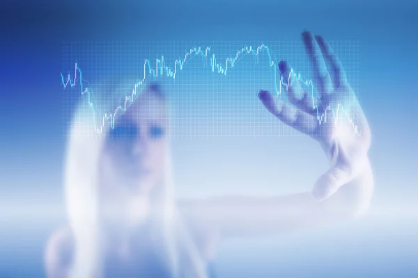Forex trading concept — Stockfoto