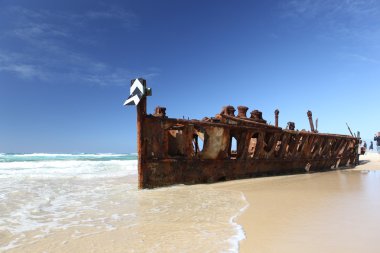 maheno batık, fraser ada, queensland, Avustralya