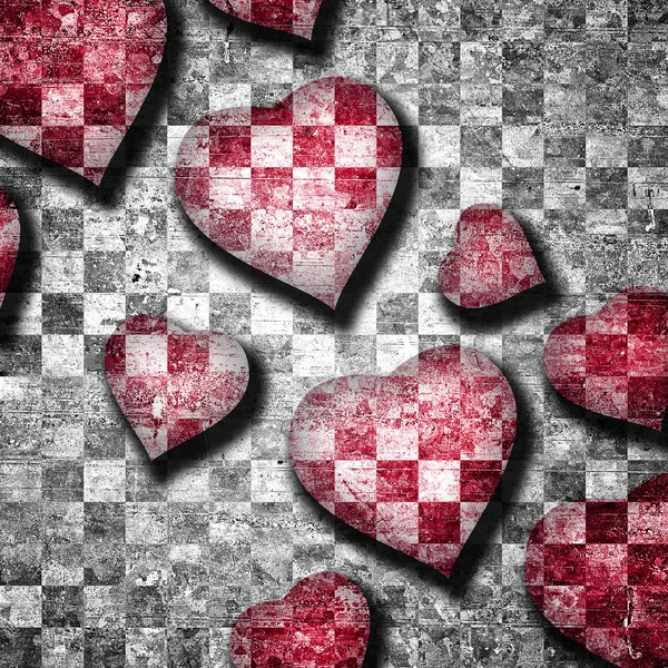 Red Heart Background — Stock Photo, Image