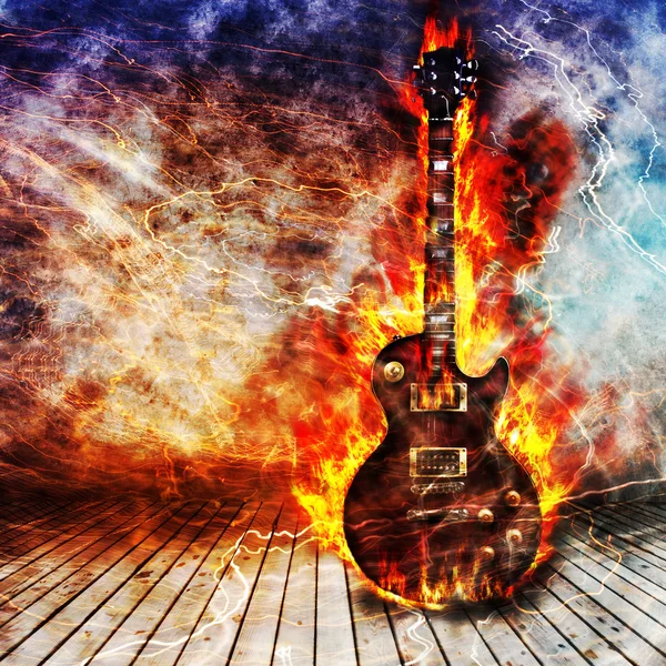 Elektrische gitaar concept — Stockfoto