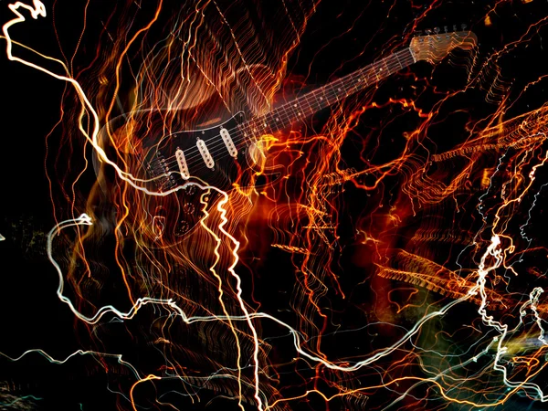 Concept de guitare électrique — Photo