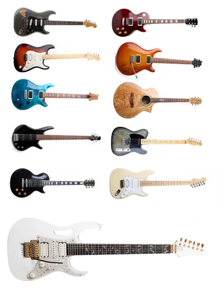 Set of electric guitars — Stock Photo, Image