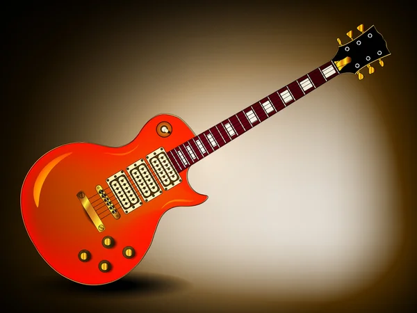 Fotorealisztikus elektromos gitár — Stock Fotó