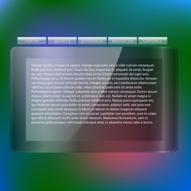 şık Web sitesi şablonu