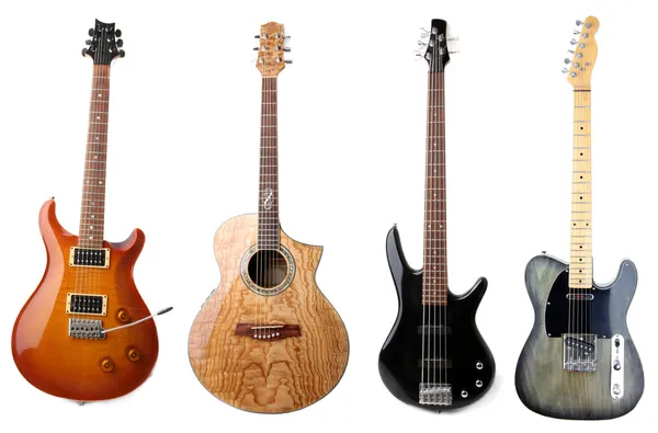 Guitarras aisladas —  Fotos de Stock