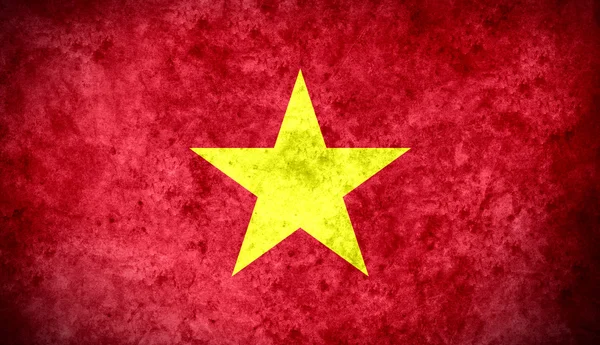 Vietnamesiska flagga — Stockfoto