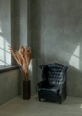 İç kısımda güzel bir koltuk duruyor.