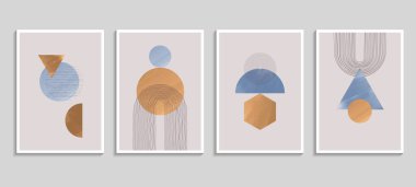 Leke elementleriyle soyut suluboya arkaplan