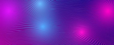 Soyut dalga çizgileri olan teknik arkaplan.