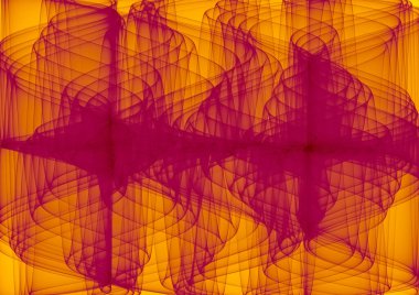 Soyut modern dinamik stil dekoratif desen dalga afişi arkaplanı.