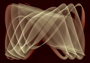 Soyut modern dinamik stil dekoratif desen dalga afişi arkaplanı.