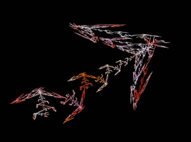 Soyut modern dinamik stil dekoratif desen dalga afişi arkaplanı.