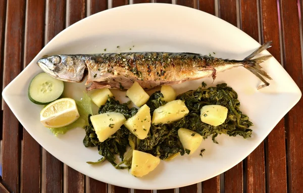 Grilled Mackerel — Stock Photo, Image