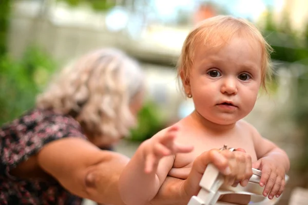 Komik güzel bebek — Stok fotoğraf