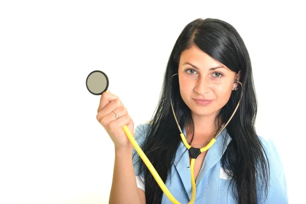 Lächelnde Krankenschwester — Stockfoto