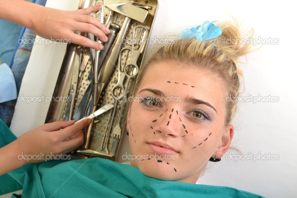 Woman before plastic surgery Stock Photo by ©muro 13148956