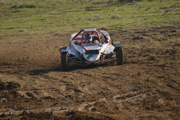 Rali autocross filakovske klacany — Fotografia de Stock