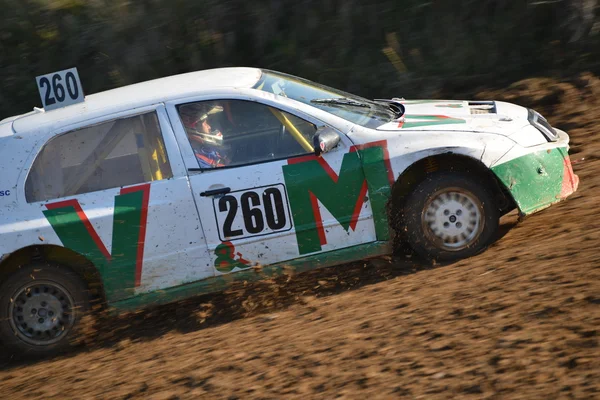 Rallye autocross filakovske klacany — Stockfoto