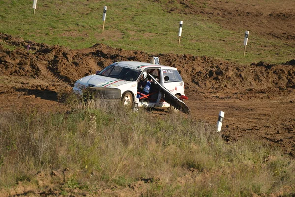 Rali autocross filakovske klacany — Fotografia de Stock