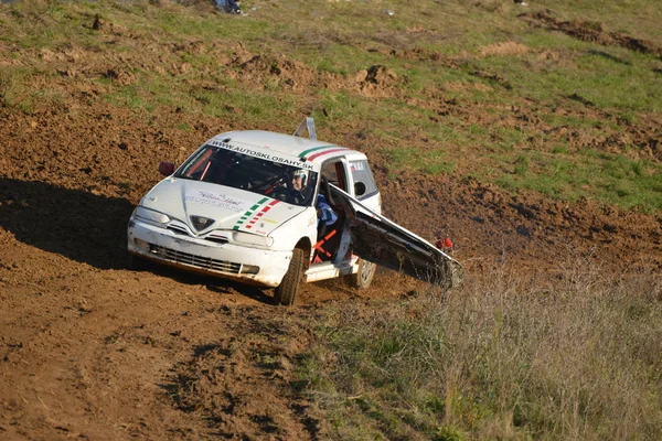 Rallye autocross filakovske klacany — Stockfoto