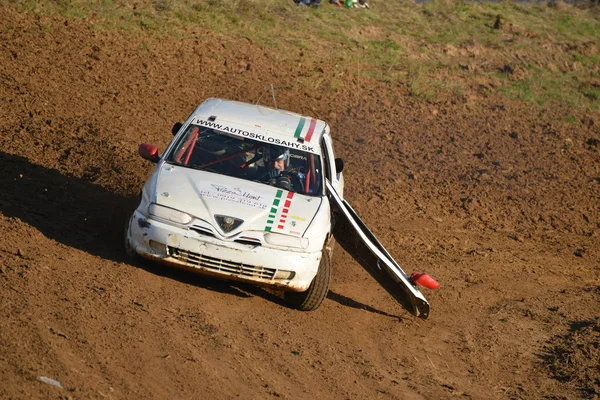 Rali autocross filakovske klacany — Fotografia de Stock