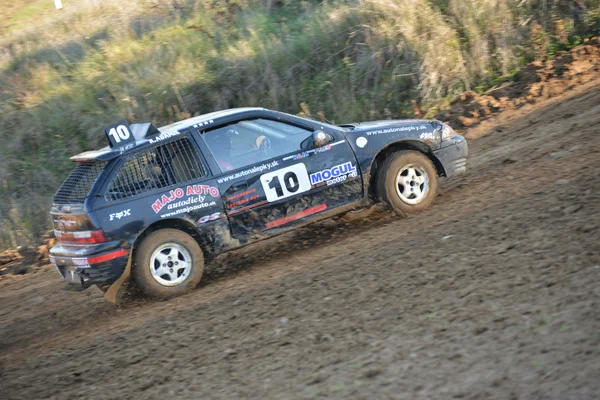 Rallye autocross filakovske klacany — Stockfoto