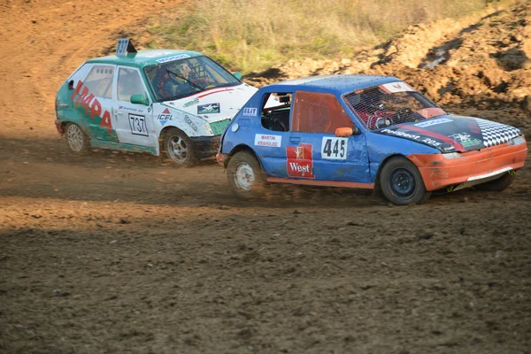 Rallye autocross filakovske klacany — Stockfoto