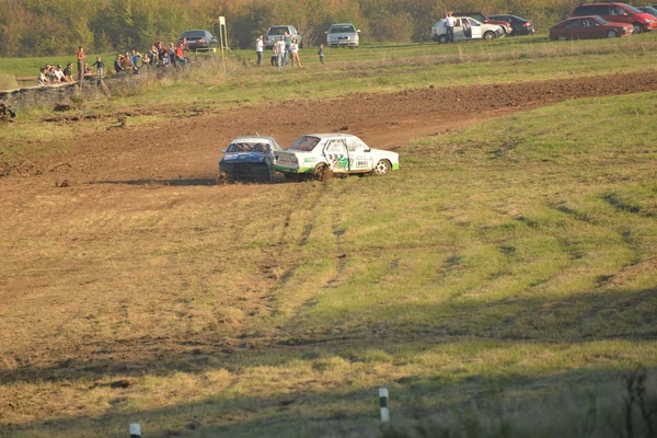 Rallye autocross filakovske klacany — Stockfoto