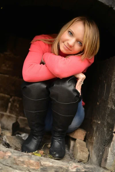 Mulher bonita jovem — Fotografia de Stock