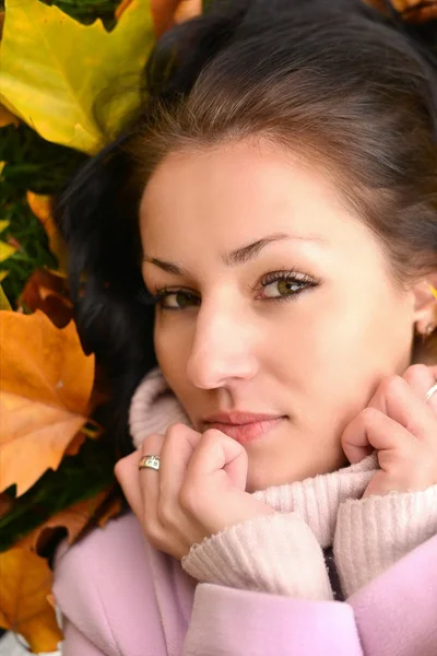 Autumn Woman Fashion Portrait — Stock Photo, Image