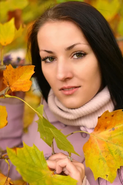 Retrato de moda de mujer de otoño —  Fotos de Stock